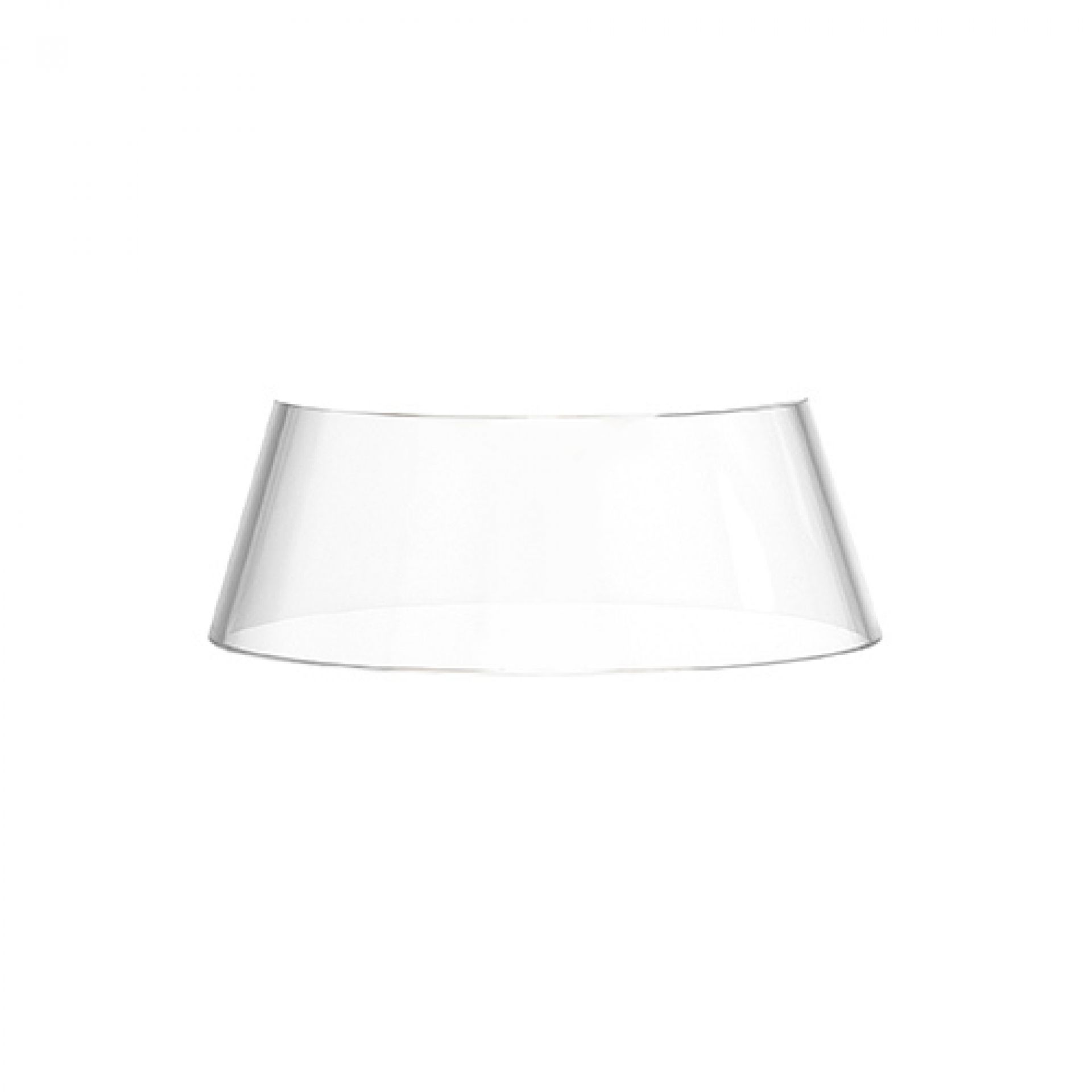 Transparente Krone für Bon Jour Tischleuchte, Lampenschirm aus Kunststoff, Zubehör für Flos Leuchten.